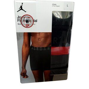 Air Jordan Soft, stretchy modal fabric Mens Boxer Briefs 3-Pack  Size Large